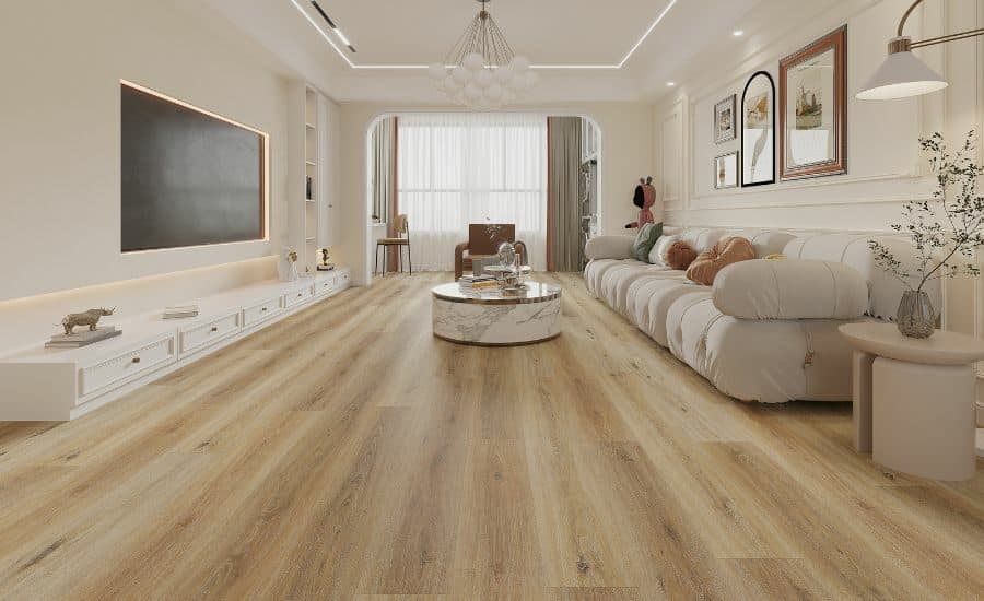 Cover Image for Onn Guard Waterproof Laminate Flooring with Pre-Attached Padding